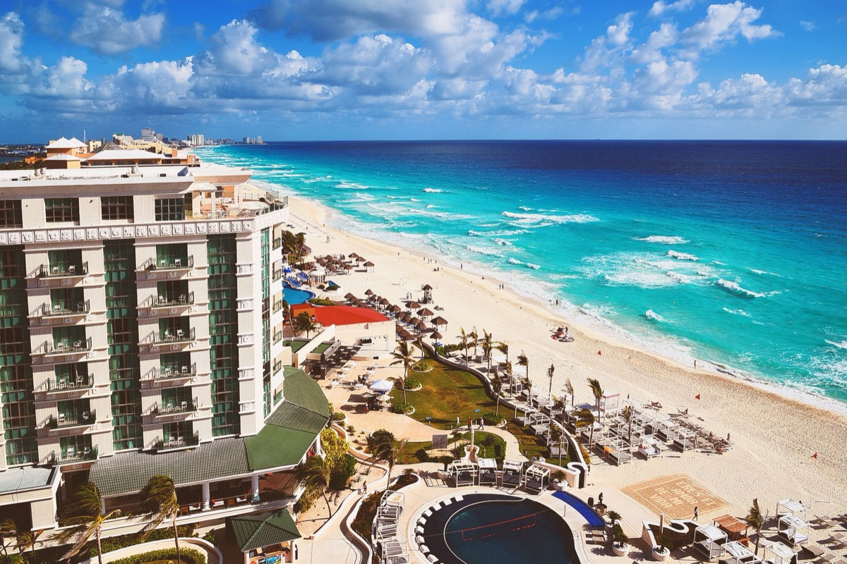 Cancun hotel met familie en couple