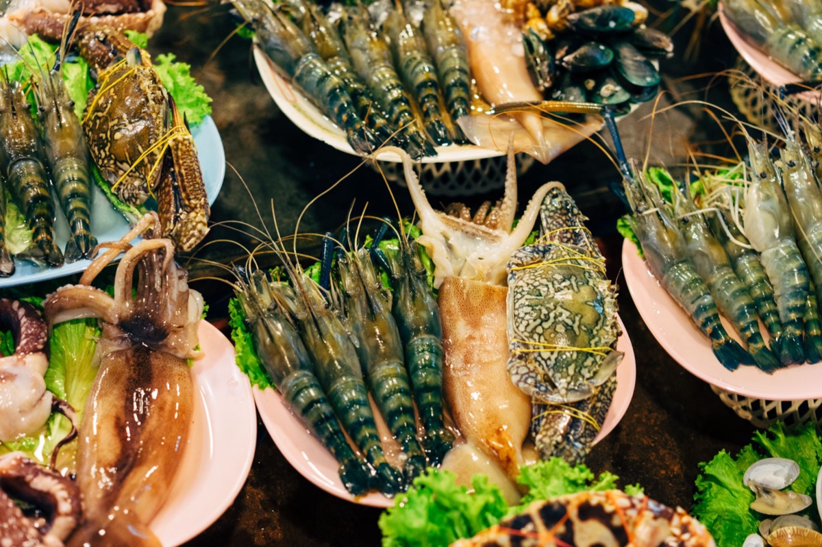 Un mercato dei pesce in Cancun