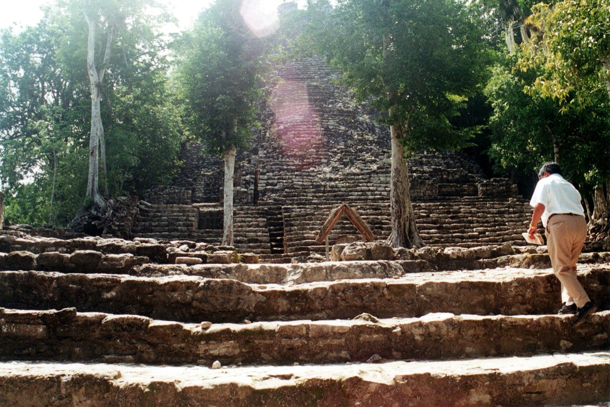 Entrée du Temple de Chichen Itza