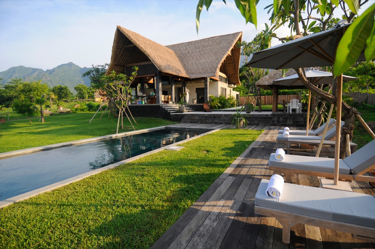 luxury resort villa with private pool