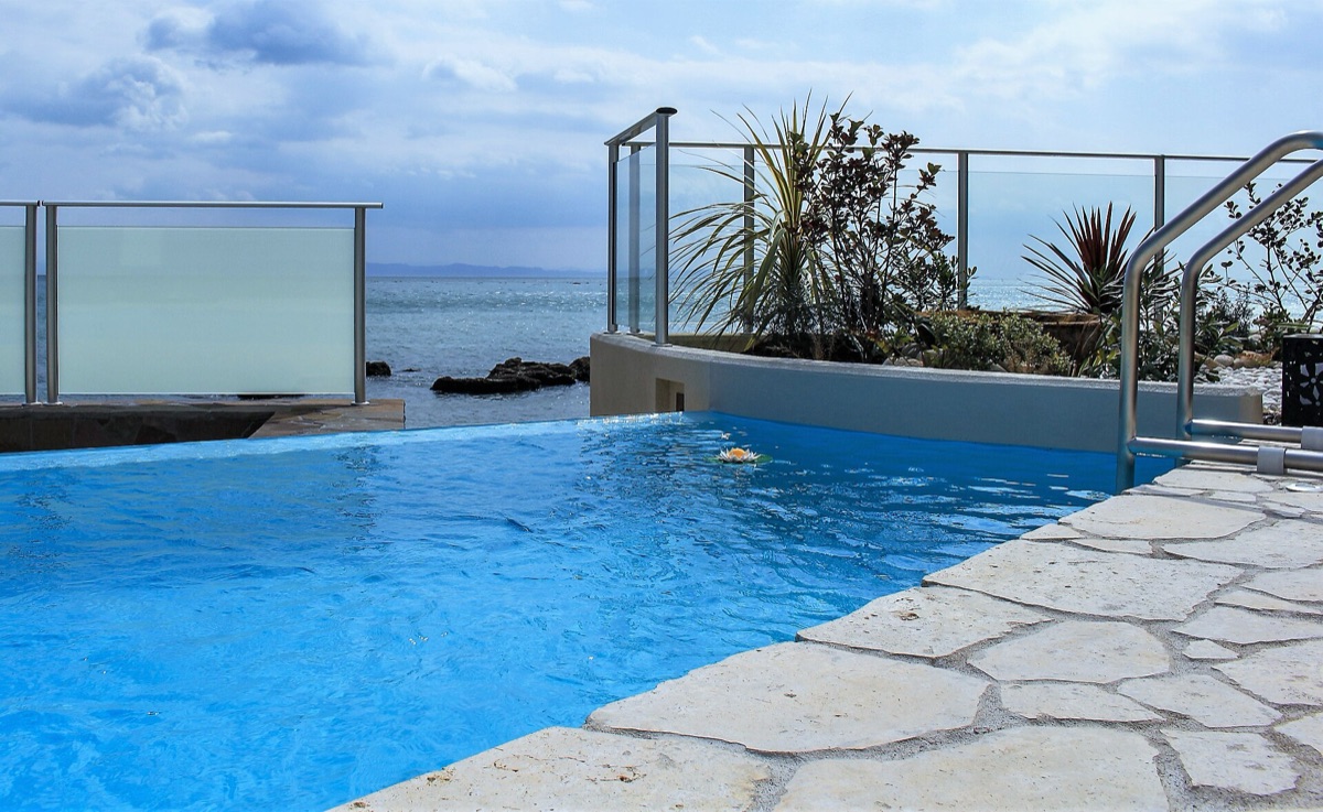 vila privada com piscina infinita no Cancun