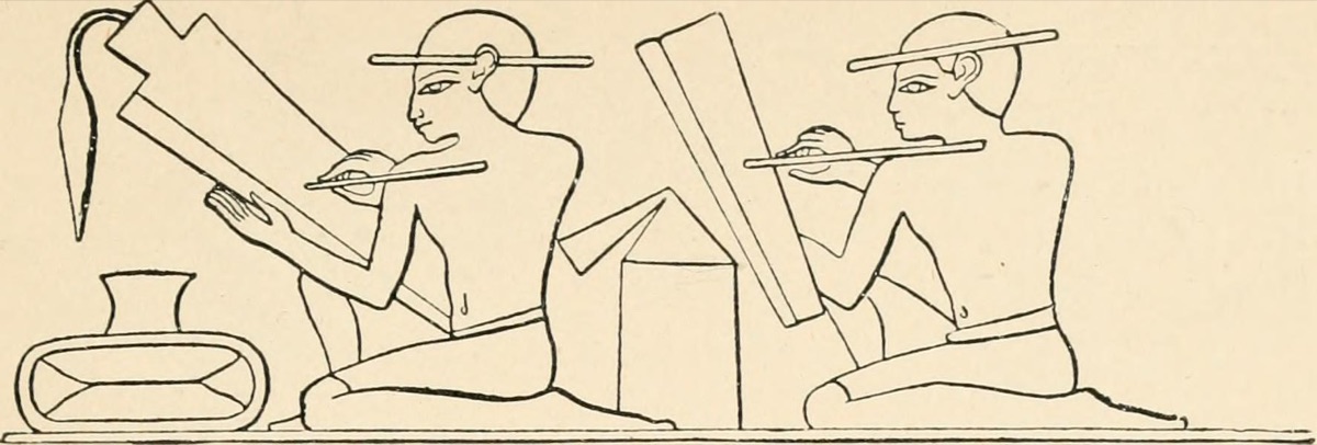 Tavola di pietra con geroglifici