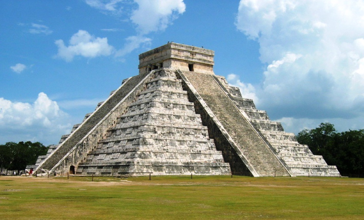oude maya tempelresten